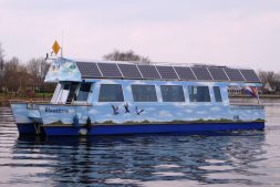 Vanaf een boot wintergasten en trekvogels spotten in De Alde Feanen